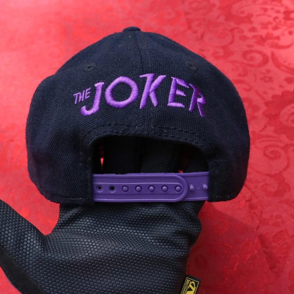 DC Comics The Joker Snapback Hat Mens OSFM Multi Color Excellent Graphic Cap
